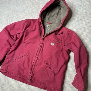 Women’s Carhartt Pink Jacket Zip Front Hooded XL